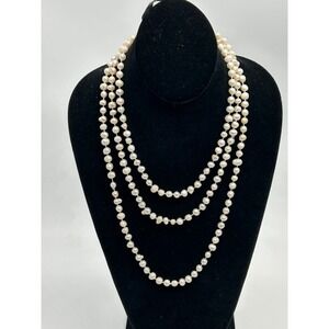Genuine Multi Fresh Water Cultured Pearl Strand ‎ 66" continuous Length